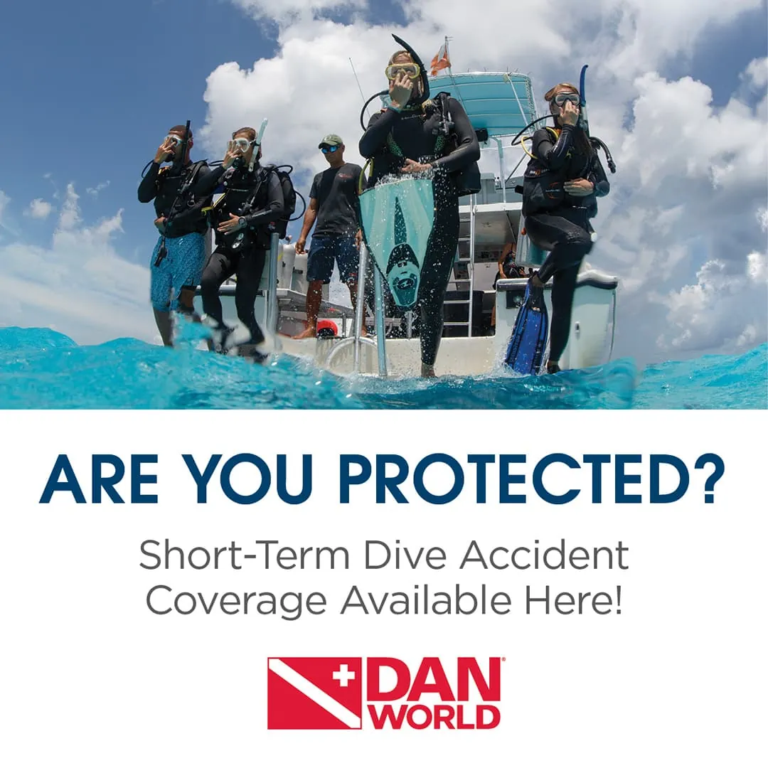 DAN Short Term Dive Insurance - Divers Alert Network World